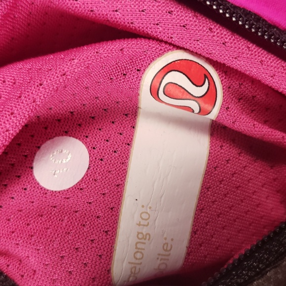lululemon athletica Charcoal and Fuchsia Jacket Size US 10 - Picture 2 of 3
